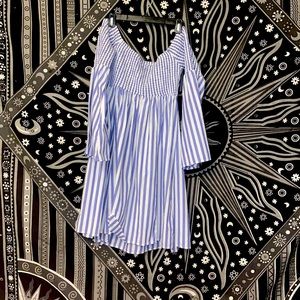 TORRID blue and white dress!